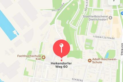 Wohnung Kiel Neumühlen-Dietrichsdorf - 2 Zimmer, 54 m&sup2;, 999&euro; | Angebot:25042782