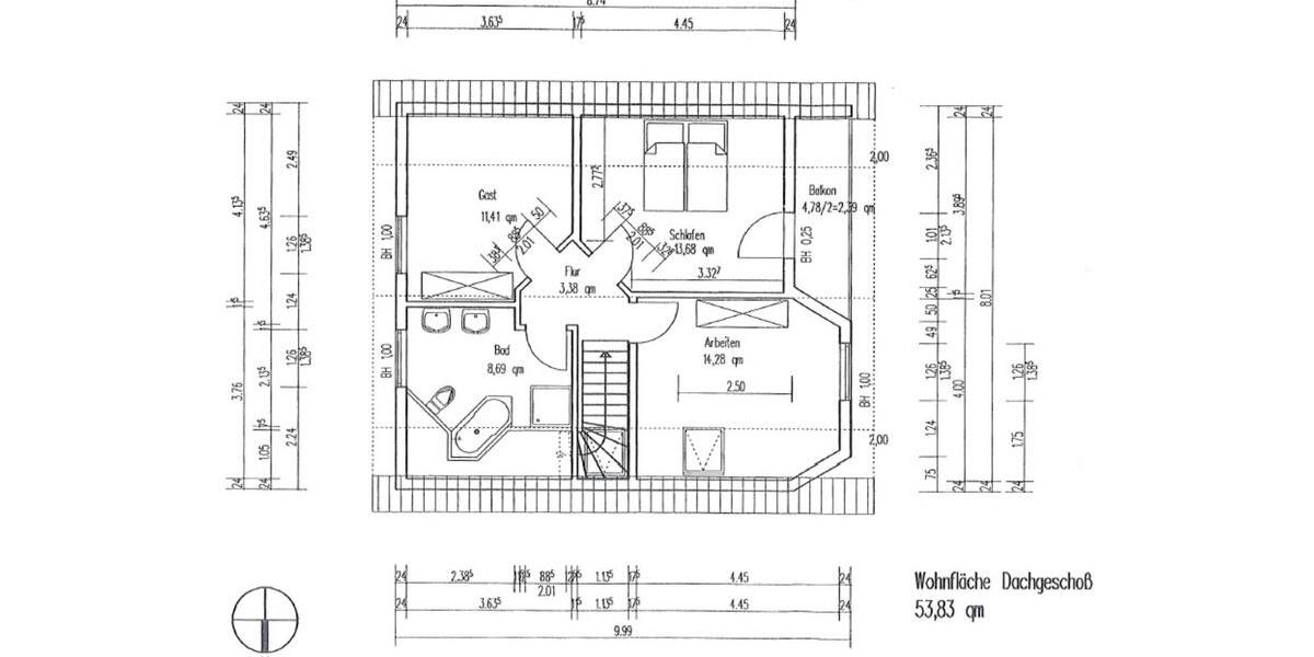 Einfamilienhaus Halberstadt - 4 Zimmer, 136 m&sup2;, 1.310&euro; | Angebot:24803777