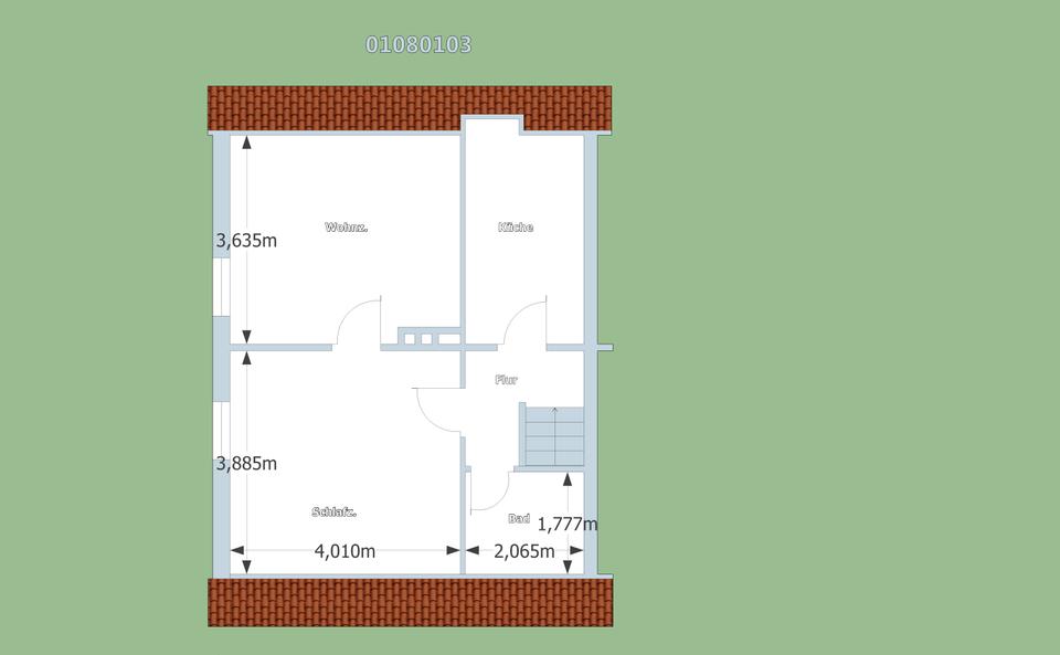 Etagenwohnung Emden Rysumer Landstraße - 2 Zimmer, 34 m&sup2;, 220&euro; | Angebot:26559135