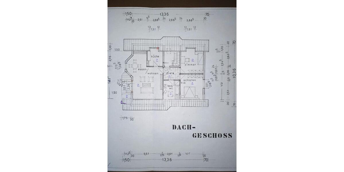 Schöne Dachgeschosswohnung in Eltmann 3.5 zimmer