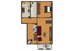 Etagenwohnung Prenzlau - 3 Zimmer, 61 m&sup2;, 430&euro; | Angebot:26337477