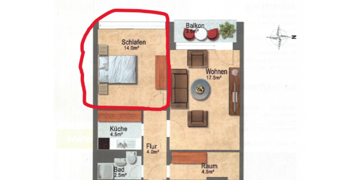 Wohnen auf Zeit Merseburg - 1 Zimmer, 21 m&sup2;, 420&euro; | Angebot:24629098