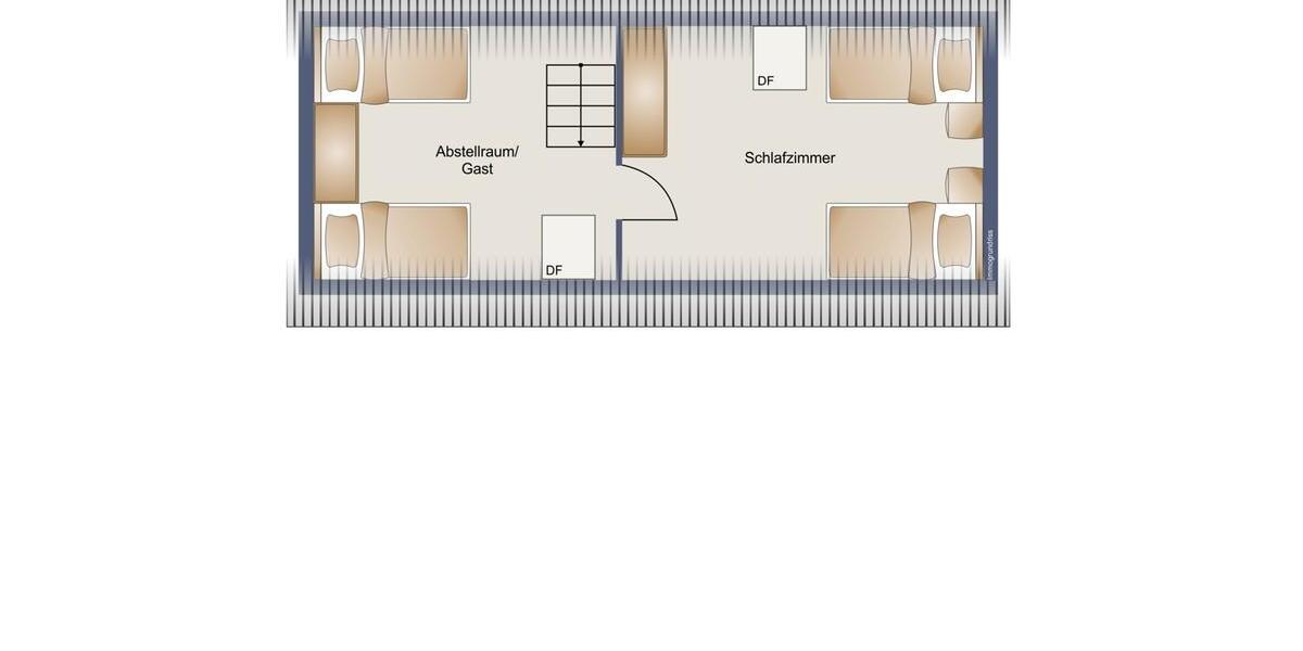 Dachgeschoßwohnung Dornum - 2.5 Zimmer, 50 m&sup2;, 420&euro; | Angebot:24660285