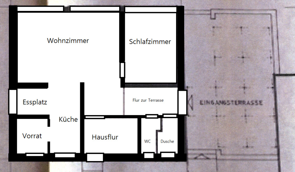 Etagenwohnung Clausthal-Zellerfeld Zellerfeld - 2 Zimmer, 68 m&sup2;, 450&euro; | Angebot:25689738