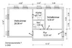 Dachgeschoßwohnung Freiberg - 2 Zimmer, 64 m&sup2;, 480&euro; | Angebot:26448240