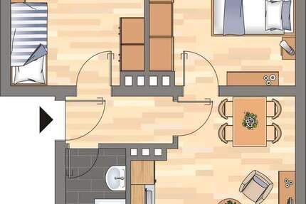 Wohnung zum Mieten in Wilhelmshaven 409 € 59.82 m²