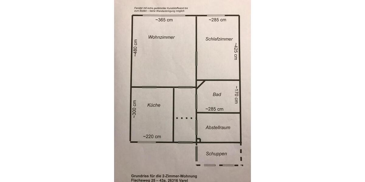 Schöne kleine Wohnung in Büppel 2 zimmer