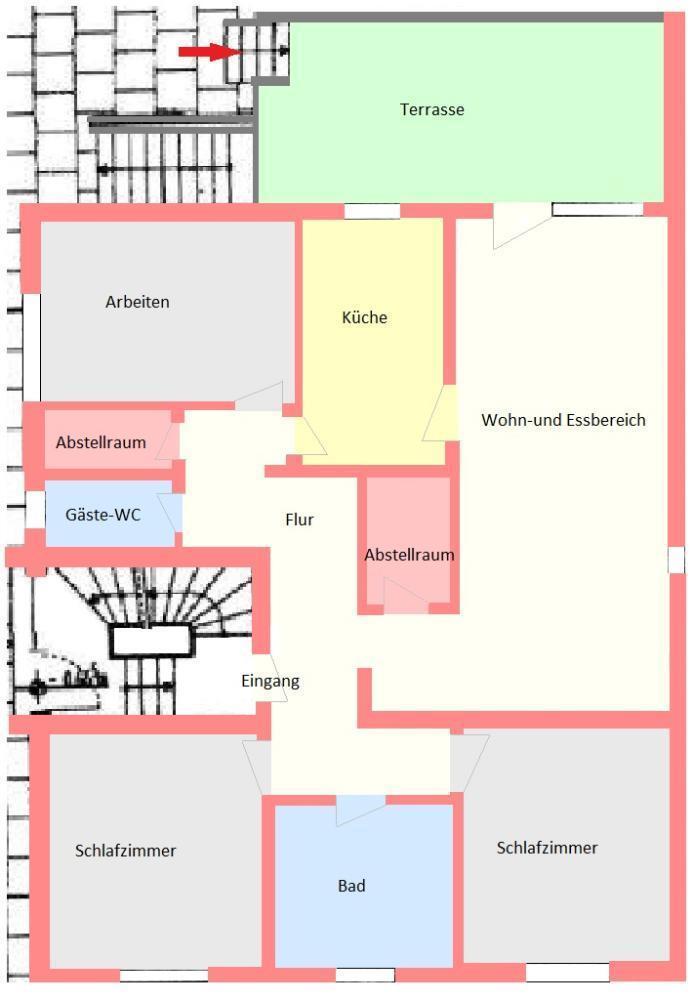 *** Großzügige 4-Zi.-Mietwohnung in Karlsdorf *** 4 zimmer