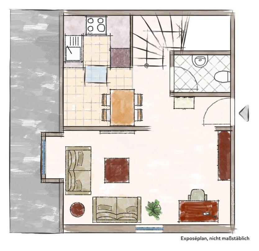 2-Zimmer-Maisonette-Wohnung in zentraler Lage in Bönnigheim! zimmer
