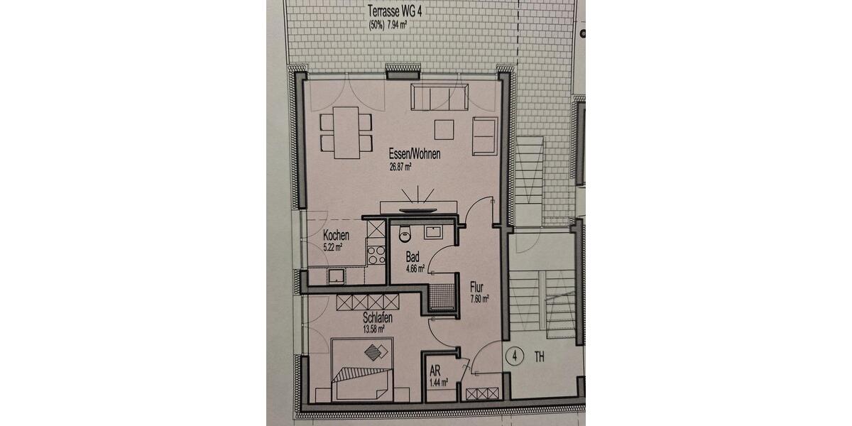 Ab 01.04.: Helle 2-Zi-Whg m. Westterrasse & E-Stellplätzen 2 zimmer