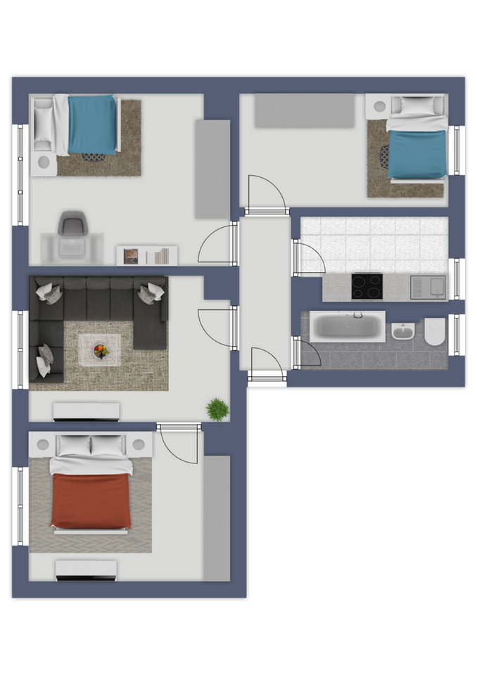 sanierte 4 Zimmerwohnung in der Nordstr. zu vermieten zimmer