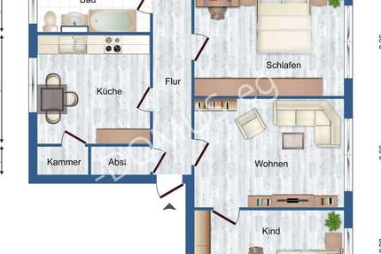 Erstbezug nach kompletter Renovierung. 3 zimmer