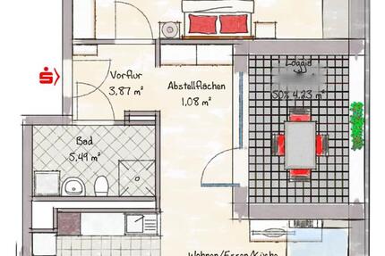 Wohnung Berchtesgaden - 2 Zimmer, 68 m&sup2;, 1.230&euro; | Angebot:23618116