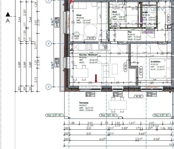 Erdgeschoßwohnung Aurich Egels und Wallinghausen - 3 Zimmer, 83 m&sup2;, 872&euro; | Angebot:22178794