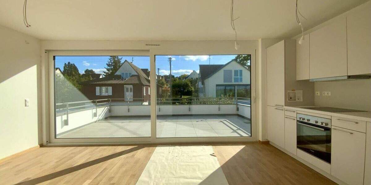 2-Zimmer-Neubau mit EBK & Dachterrasse 2 zimmer