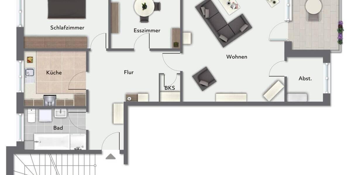 Etagenwohnung Kaltenkirchen - 3 Zimmer, 86 m&sup2;, 1.080&euro; | Angebot:26686622