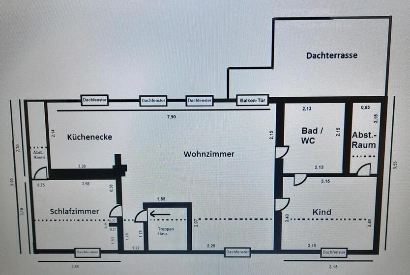 3-ZKB- DG-Wohnung 66qm2 ab 01.11.25 (ggf. ehr) frei