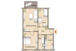 Etagenwohnung Sangerhausen - 3 Zimmer, 61 m&sup2;, 374&euro; | Angebot:26381101