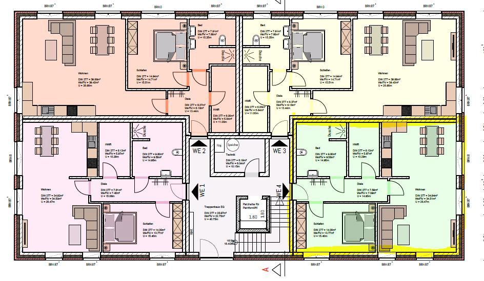Erdgeschoßwohnung Friedeburg - 2 Zimmer, 71 m&sup2;, 790&euro; | Angebot:24604558