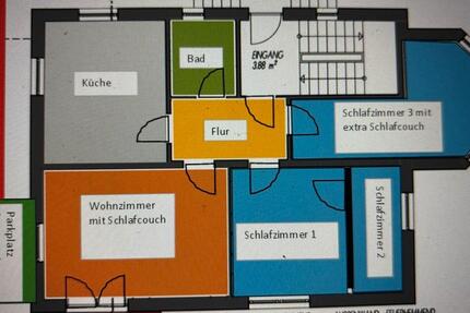 Monteurwohnung - Monteurapartment mit 4 Schlafbereiche 5 zimmer