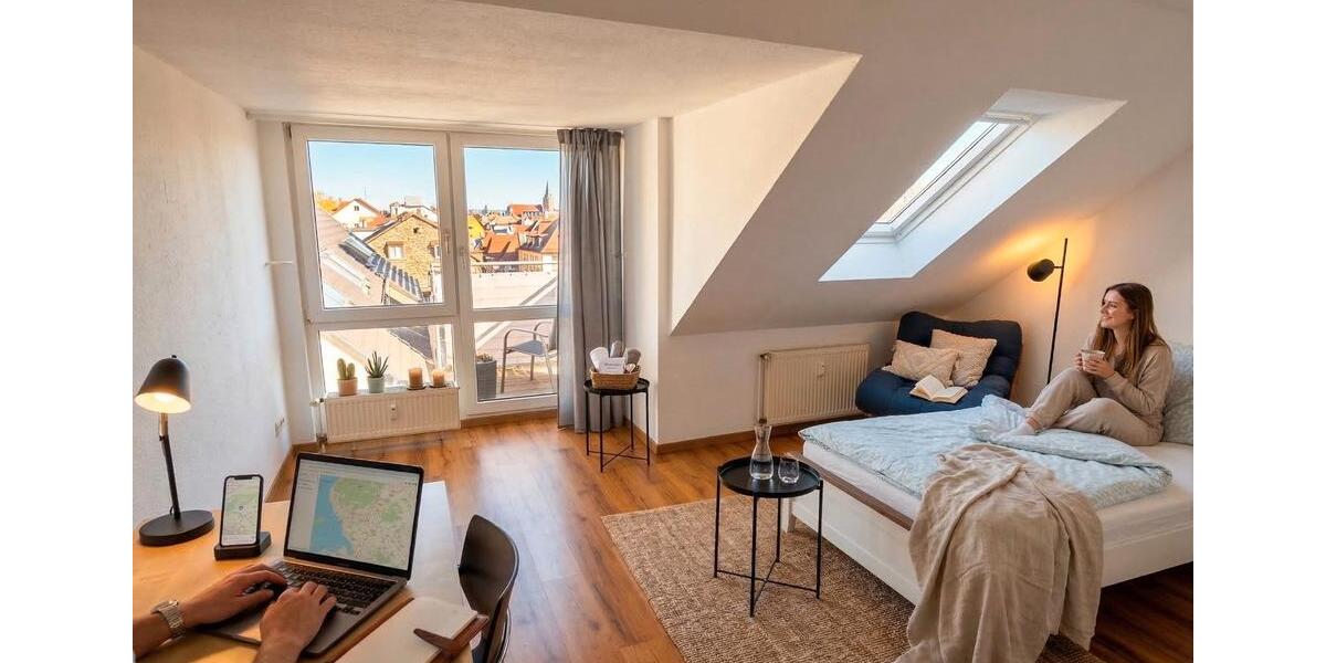 Wohnen auf Zeit Bochum Bochum-Südwest - 1 Zimmer, 35 m&sup2;, 825&euro; | Angebot:26013972