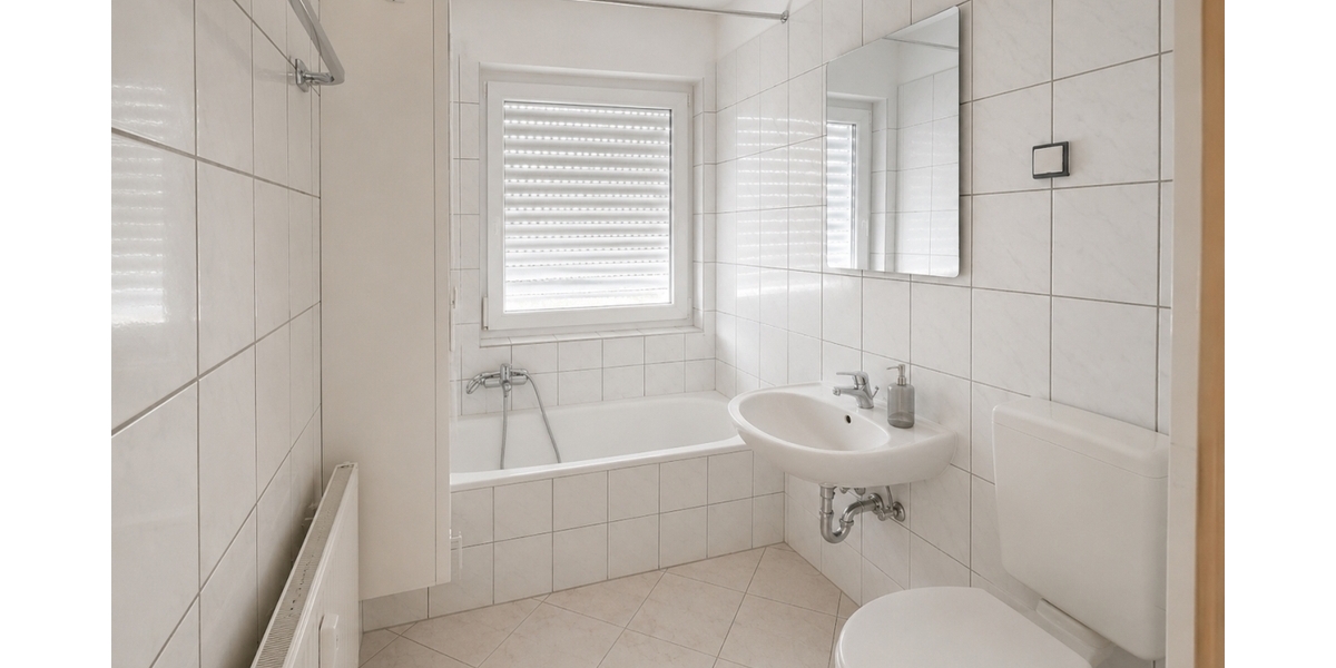 Maintal-Bischofsheim: Renovierte 2-Zimmer Wohnung mit großem Balkon und Garage - Etagenwohnung Maintal | Angebot:27053489