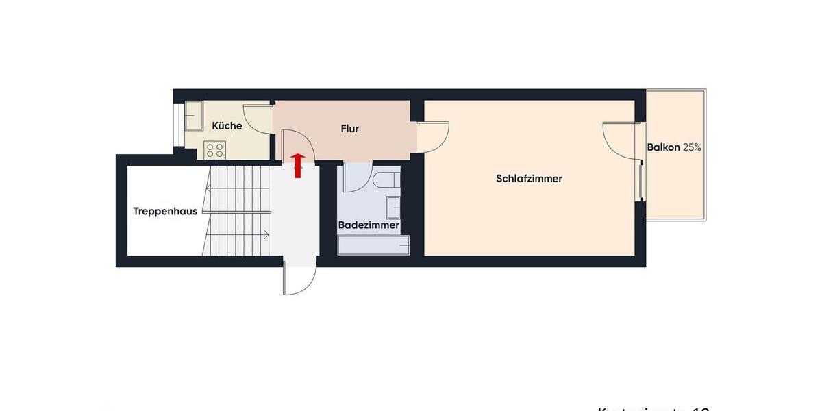 Etagenwohnung Lengenfeld - 1 Zimmer, 35 m&sup2;, 200&euro; | Angebot:23553307