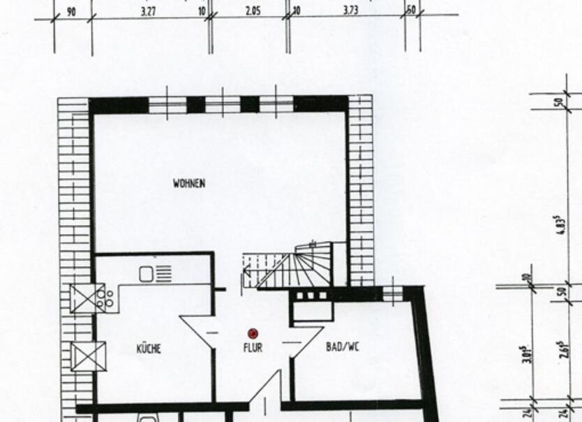 Schleswig Altstadt; ruhige 1 Zi Dachgeschoßwohnung zu vermieten