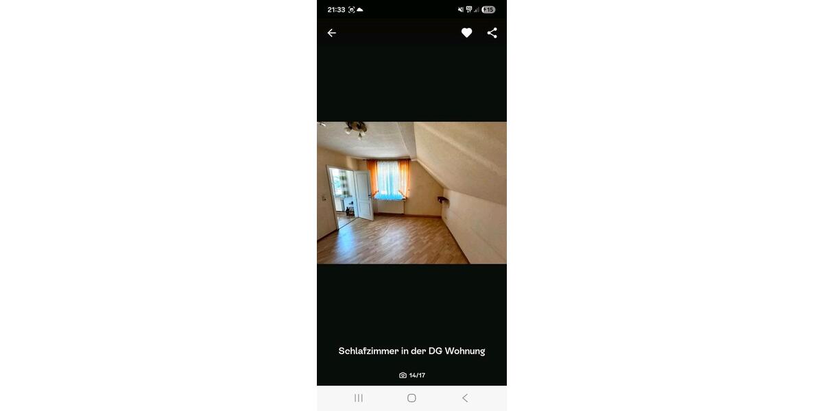 Dachgeschoßwohnung Katzhütte - 4 Zimmer, 90 m&sup2;, 700&euro; | Angebot:25993015