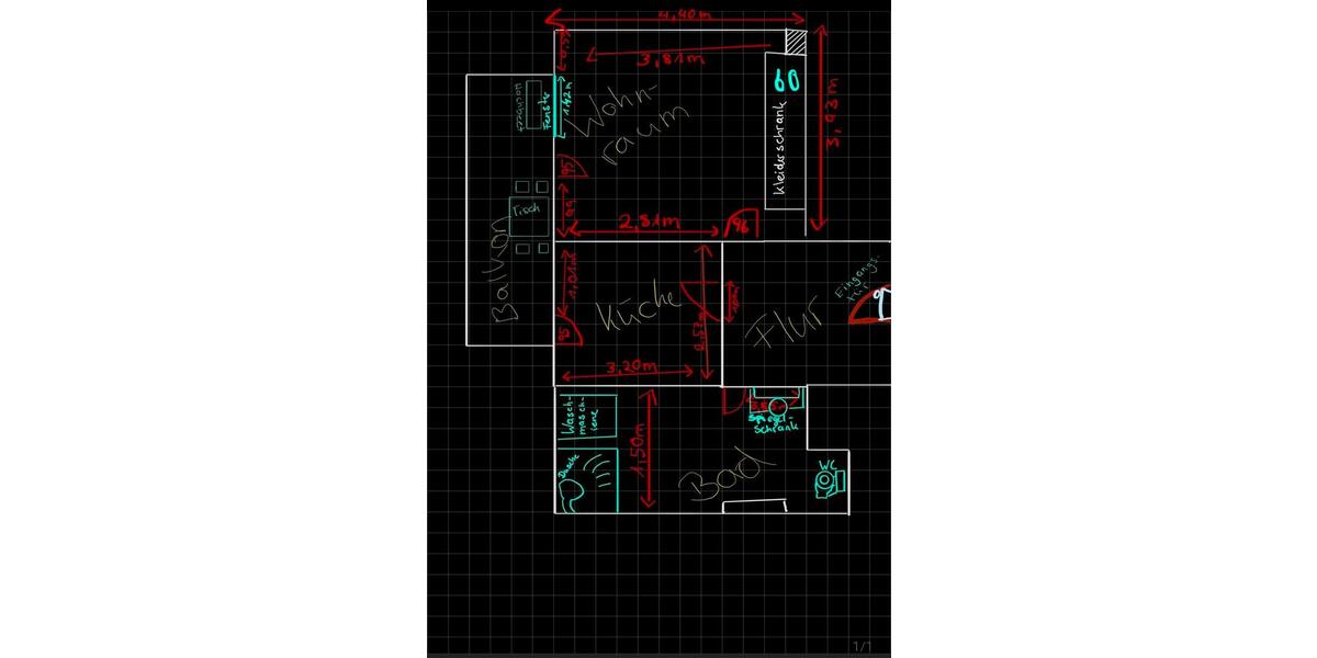 Etagenwohnung Köln Lindenthal - 1 Zimmer, 42 m&sup2;, 585&euro; | Angebot:25080024