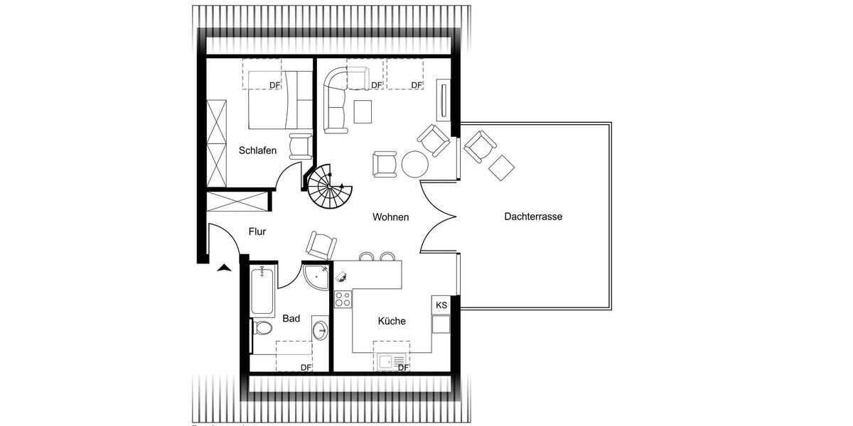 Maisonettenwohnung Laboe - 2 Zimmer, 82 m&sup2;, 1.349&euro; | Angebot:26445512