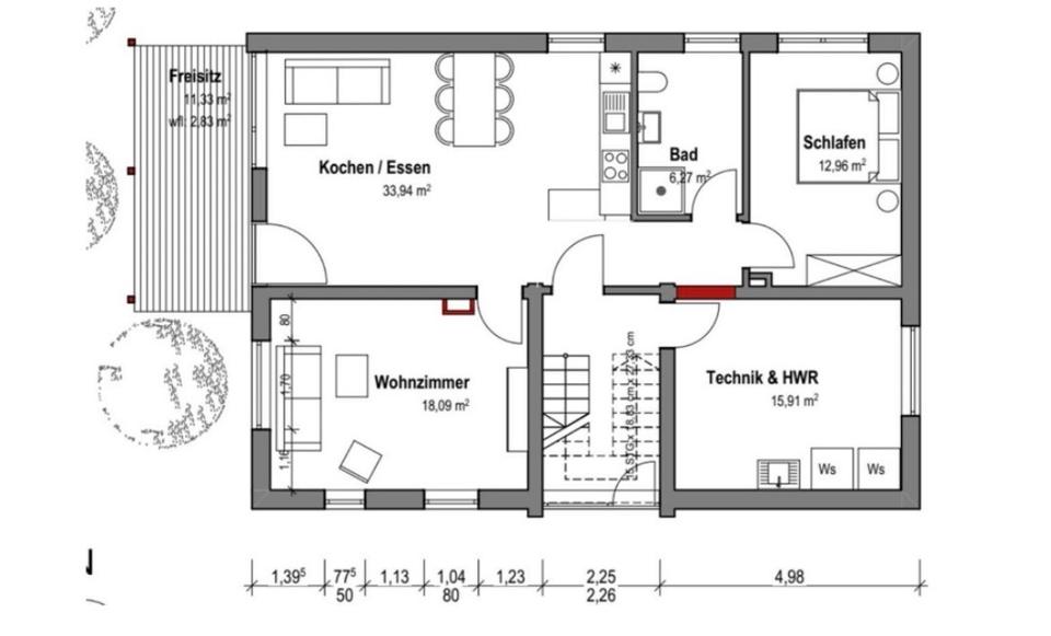 Erdgeschoßwohnung Miltenberg - 2 Zimmer, 75 m&sup2;, 1.090&euro; | Angebot:26017472