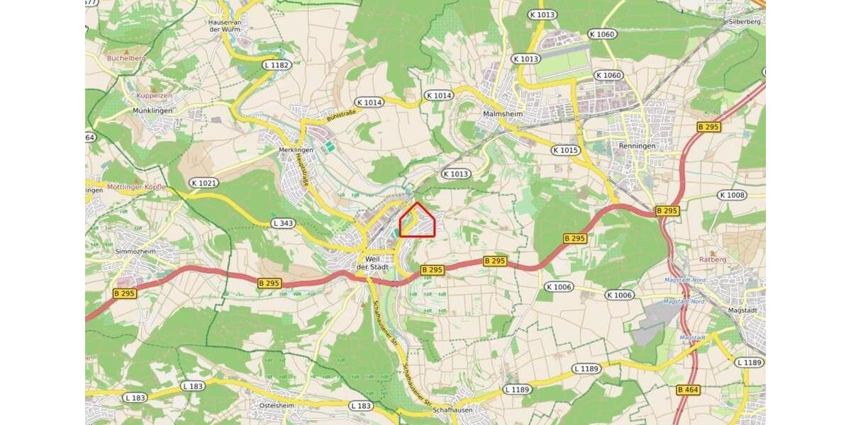 Etagenwohnung Weil der Stadt - 2 Zimmer, 50 m&sup2;, 700&euro; | Angebot:26671482