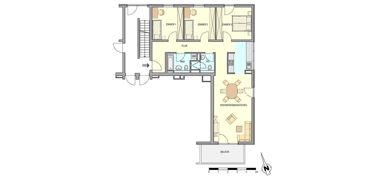 Erdgeschoßwohnung Wernau (Neckar) - 4 Zimmer, 102 m&sup2;, 1.431&euro; | Angebot:26492677