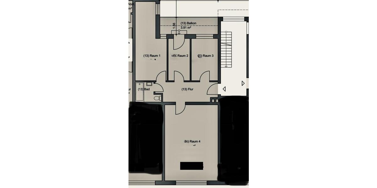 3 ZKB mit Balkon 540€ Kalt 3 zimmer