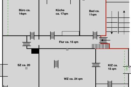 Wohnung Frankenberg (Sachsen) - 4 Zimmer, 120 m&sup2;, 1.045&euro; | Angebot:26071742