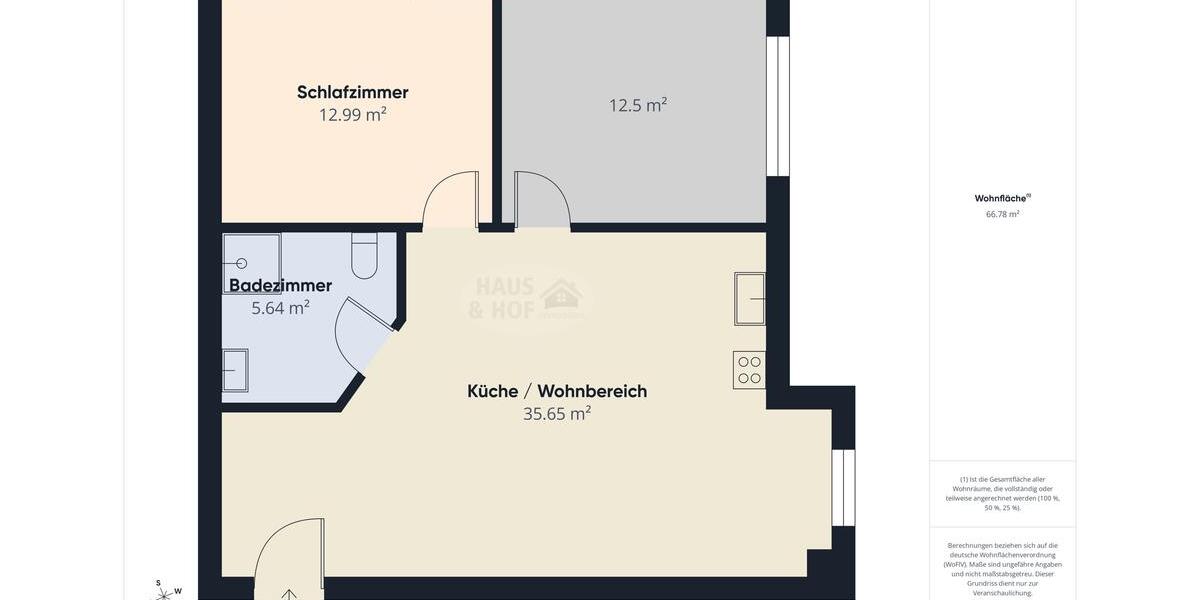 Etagenwohnung Halsenbach - 3 Zimmer, 67 m&sup2;, 750&euro; | Angebot:24866433