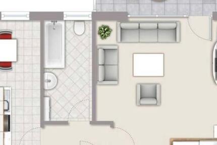 Wohnung Hemsbach - 1 Zimmer, 43 m&sup2;, 510&euro; | Angebot:25017398