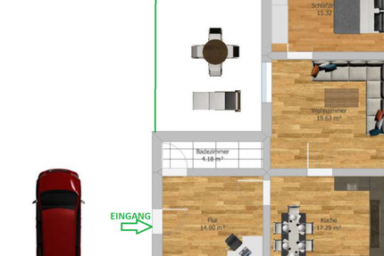 Wohnung Wittstock/Dosse Dosse - 3 Zimmer, 75 m&sup2;, 600&euro; | Angebot:24975382