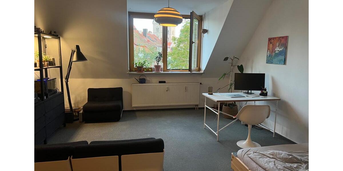 Dachgeschoßwohnung Würzburg Sanderau - 1 Zimmer, 39 m&sup2;, 700&euro; | Angebot:26614913