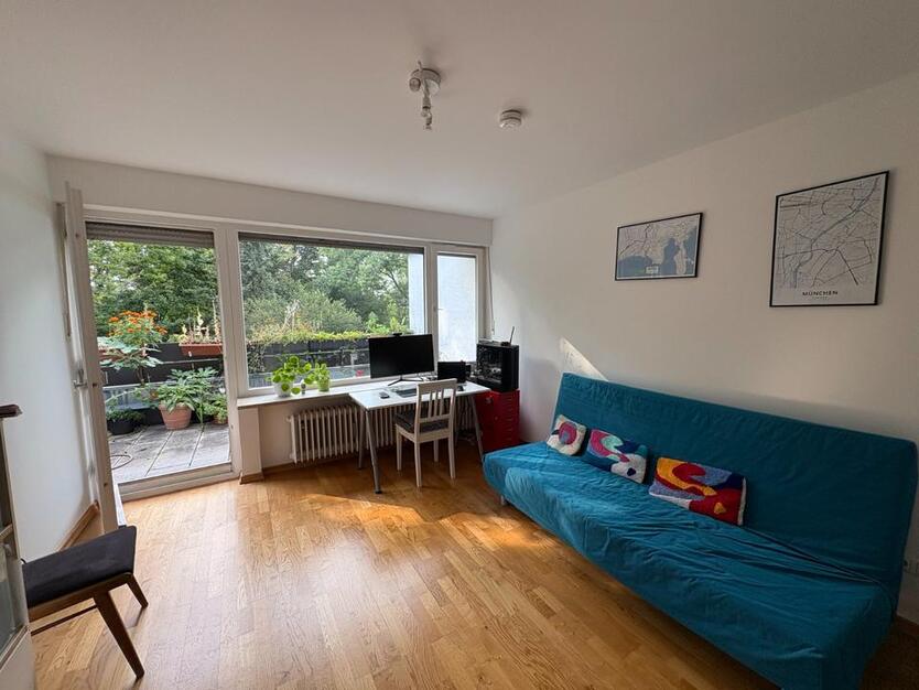 Möbilierte 3,5-Zi.-Wohnung mit umlaufender Terrasse (Untermiete)