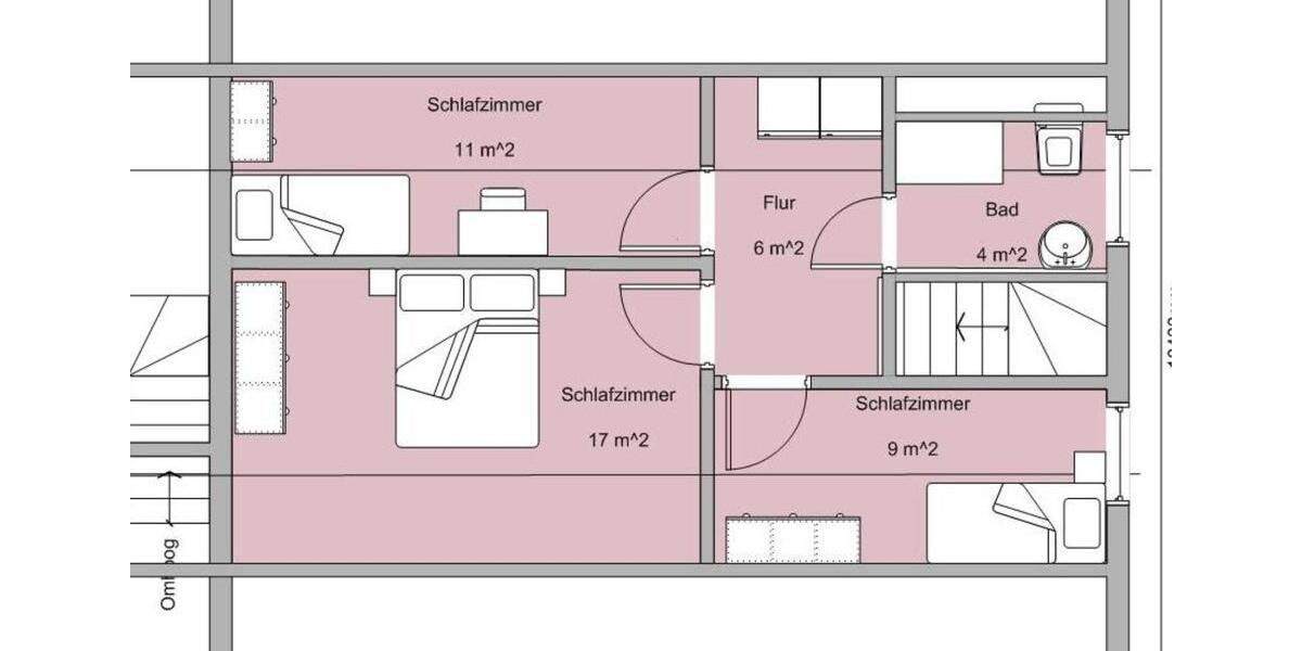 Etagenwohnung Upgant-Schott Schott - 4 Zimmer, 86 m&sup2;, 670&euro; | Angebot:25057927