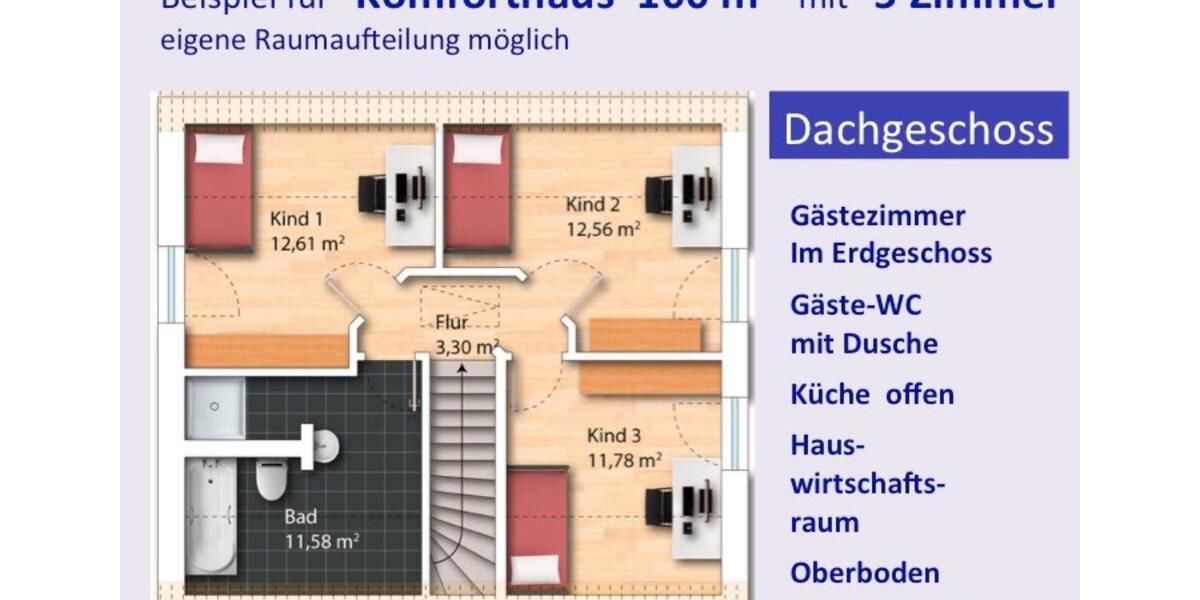 Einfamilienhaus Neukirchen/Erzgebirge Erzgebirge - 5 Zimmer, 100 m&sup2;, 1.180&euro; | Angebot:24679783