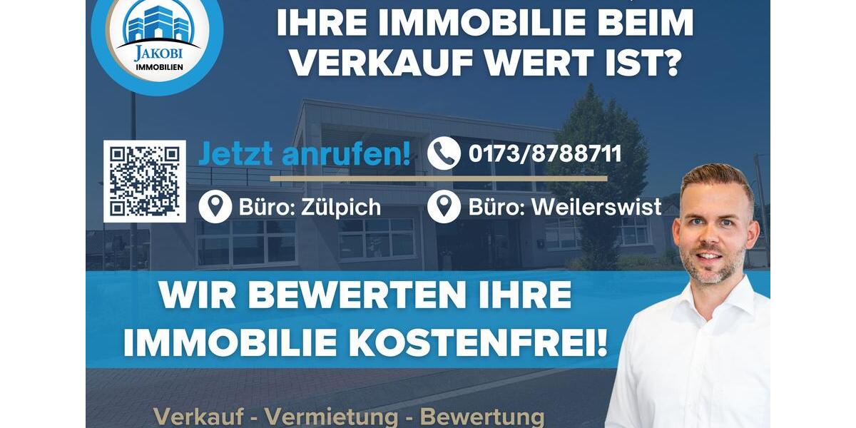 Erdgeschoßwohnung Zülpich - 2 Zimmer, 52 m&sup2;, 450&euro; | Angebot:24796068