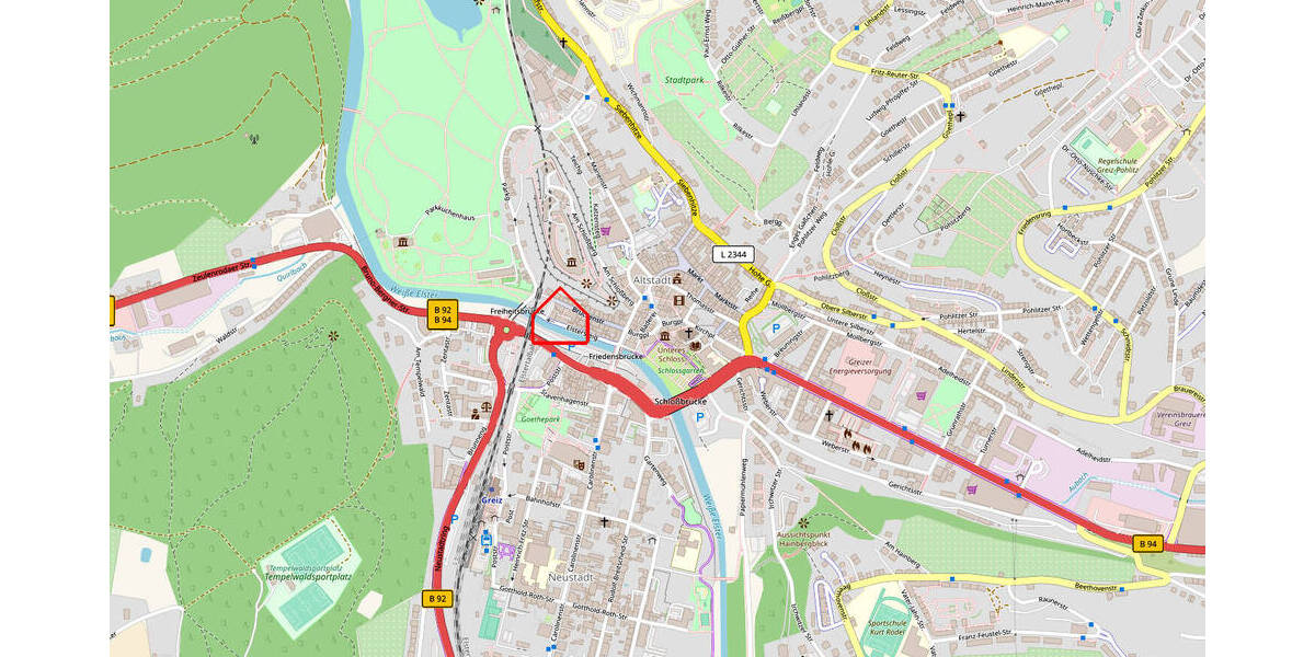 Etagenwohnung Greiz Irchwitz - 2 Zimmer, 50 m&sup2;, 378&euro; | Angebot:26105609