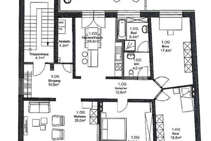Wohnung Lage - 4 Zimmer, 138 m&sup2;, 1.300&euro; | Angebot:26464572