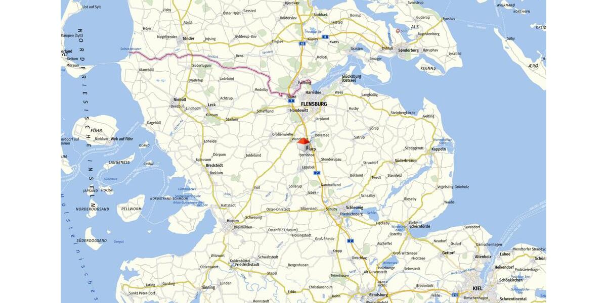 Doppelhaushälfte Tarp - 3 Zimmer, 122 m&sup2;, 1.250&euro; | Angebot:25866572