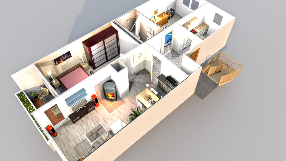 3,5 -Zimmer-Wohnung mit EBK, Balkon und Mega-Badewanne in bester zimmer