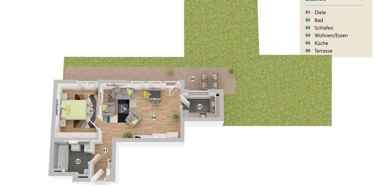 Etagenwohnung Neuenstadt am Kocher - 2 Zimmer, 53 m&sup2;, 780&euro; | Angebot:27080735