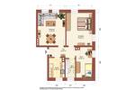 Erdgeschoßwohnung Zittau - 3 Zimmer, 60 m&sup2;, 377&euro; | Angebot:26364563